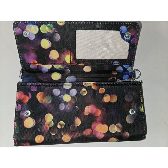 Kipling Wallet Crossbody Multicolor Bubble Pattern 7.5x4.75  * Read - Picture 11 of 12
